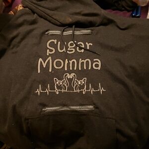 Sugar Momma Black Hoodie